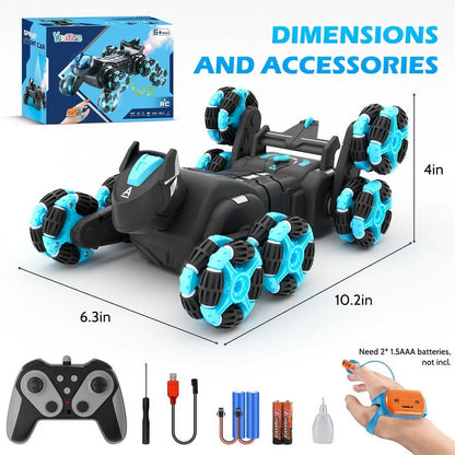 Remote & Gesture Controlled Stunt Car Robot