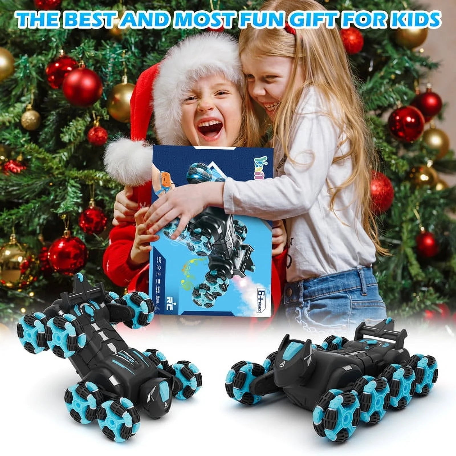 Remote & Gesture Controlled Stunt Car Robot