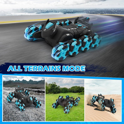 Remote & Gesture Controlled Stunt Car Robot