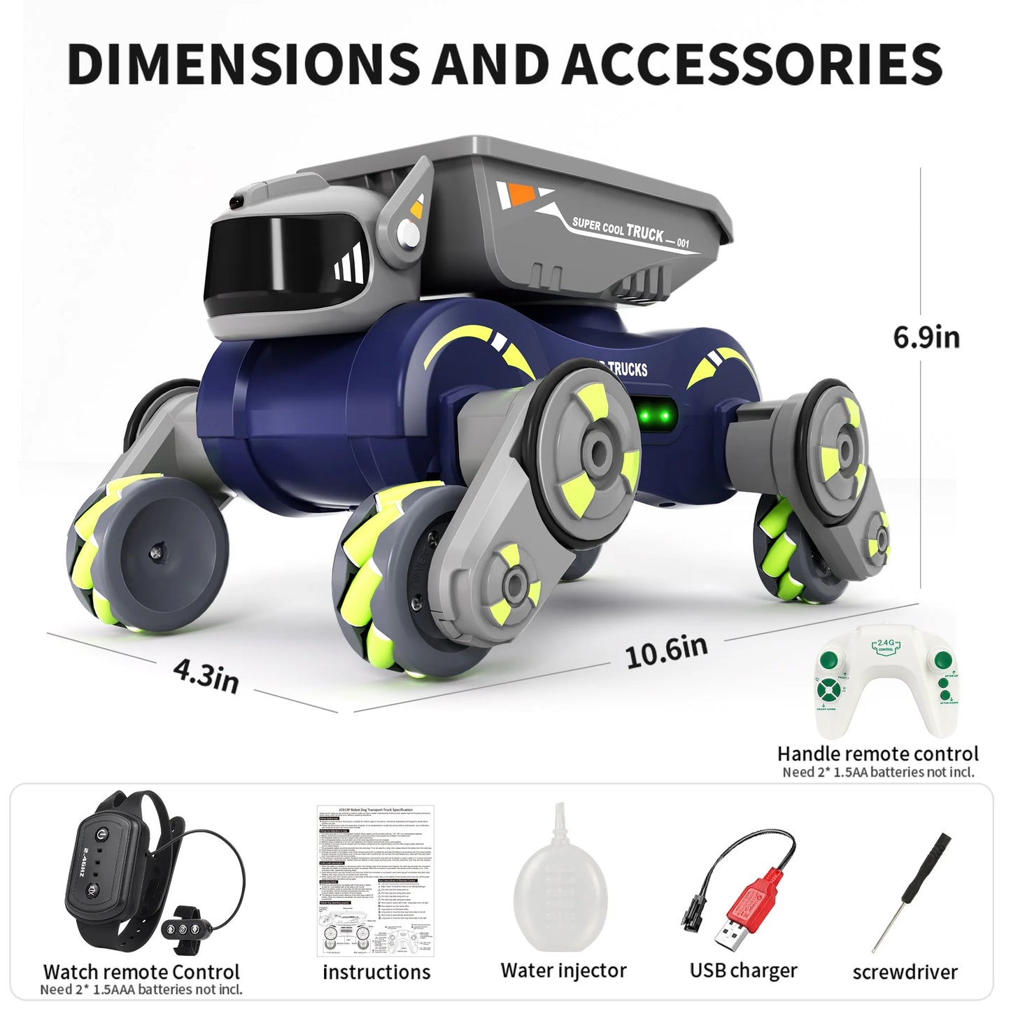 Gesture & Remote Controlled Stunt Truck