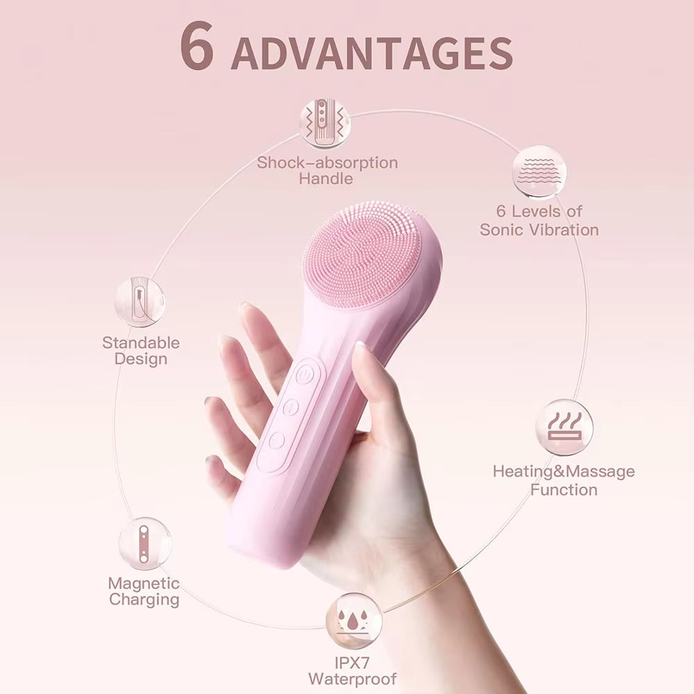 Sonic Waterproof Face Cleansing Brush