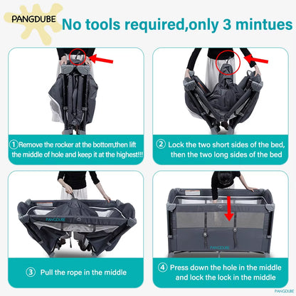 Multifunctional Baby Crib