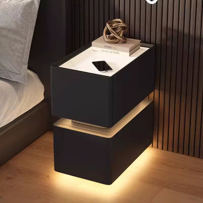 Smart Wireless Charging Bedroom Table with Sensor Light