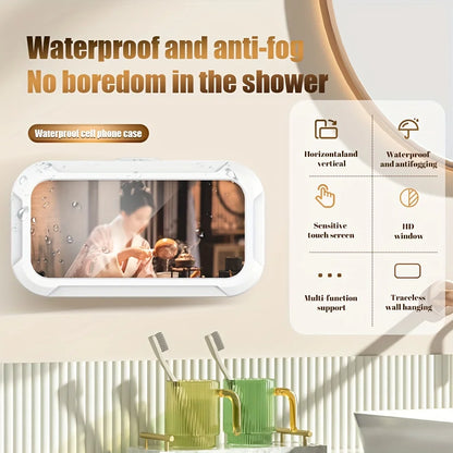 Waterproof 360-Degree Rotatable Wall-Mounted Shower Phone Holder