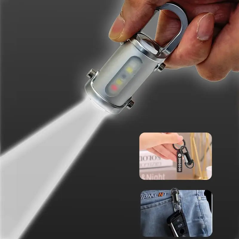 Ultra-Bright Waterproof Mini Keychain Flashlight