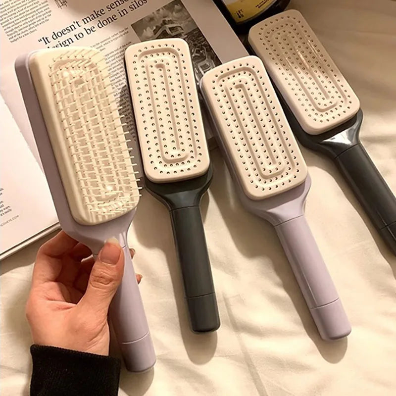 Rotatable Self-Cleaning Massage Hair Brush