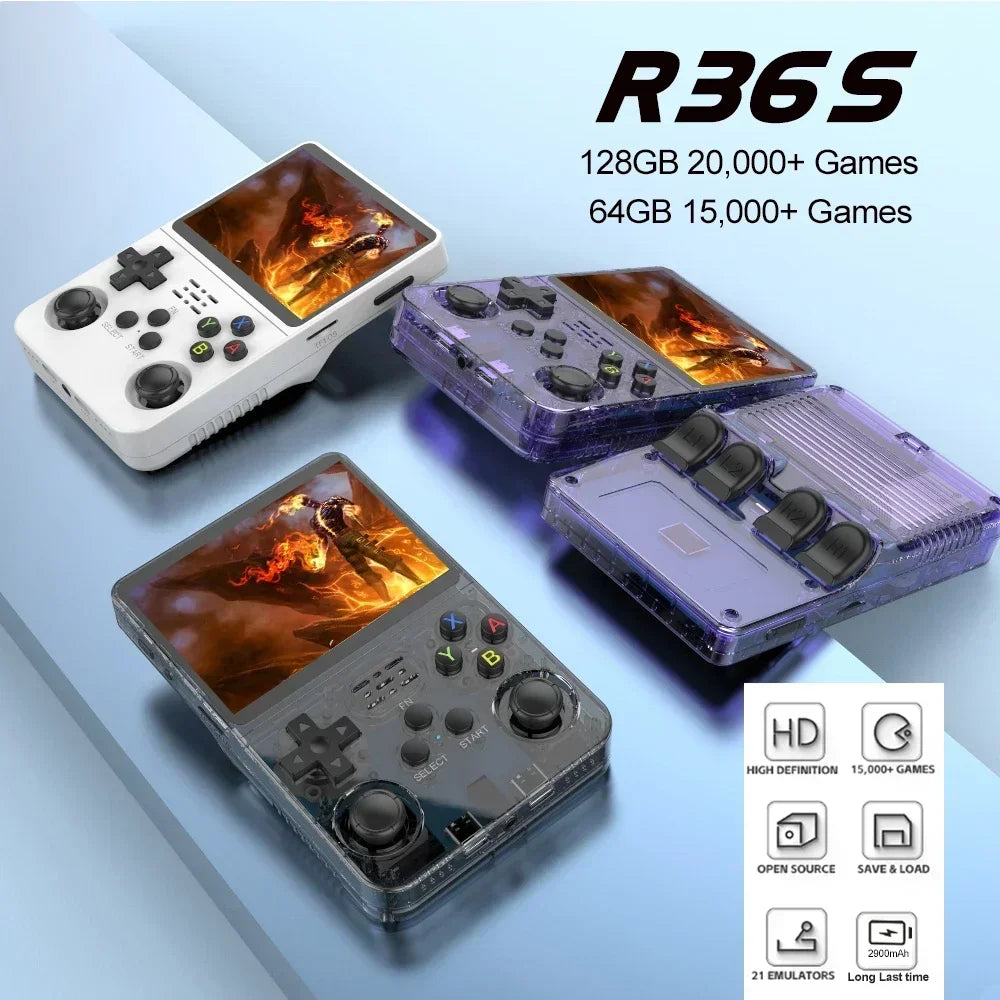 Pocket Retro Game Console – R36S RG35S Plus