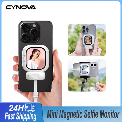 Magnetic mini AMOLED Selfie Monitor