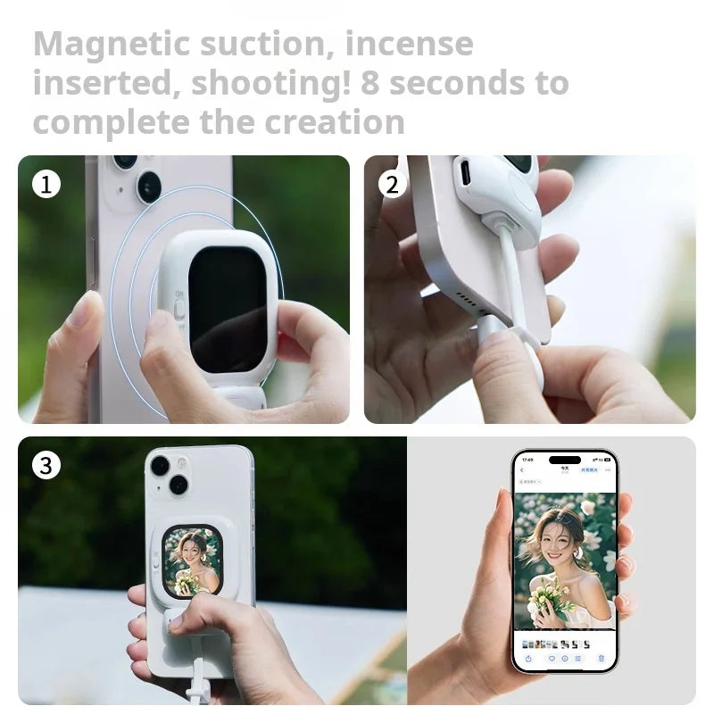 Magnetic mini AMOLED Selfie Monitor