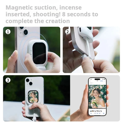 Magnetic mini AMOLED Selfie Monitor