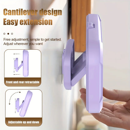 Waterproof 360-Degree Rotatable Wall-Mounted Shower Phone Holder