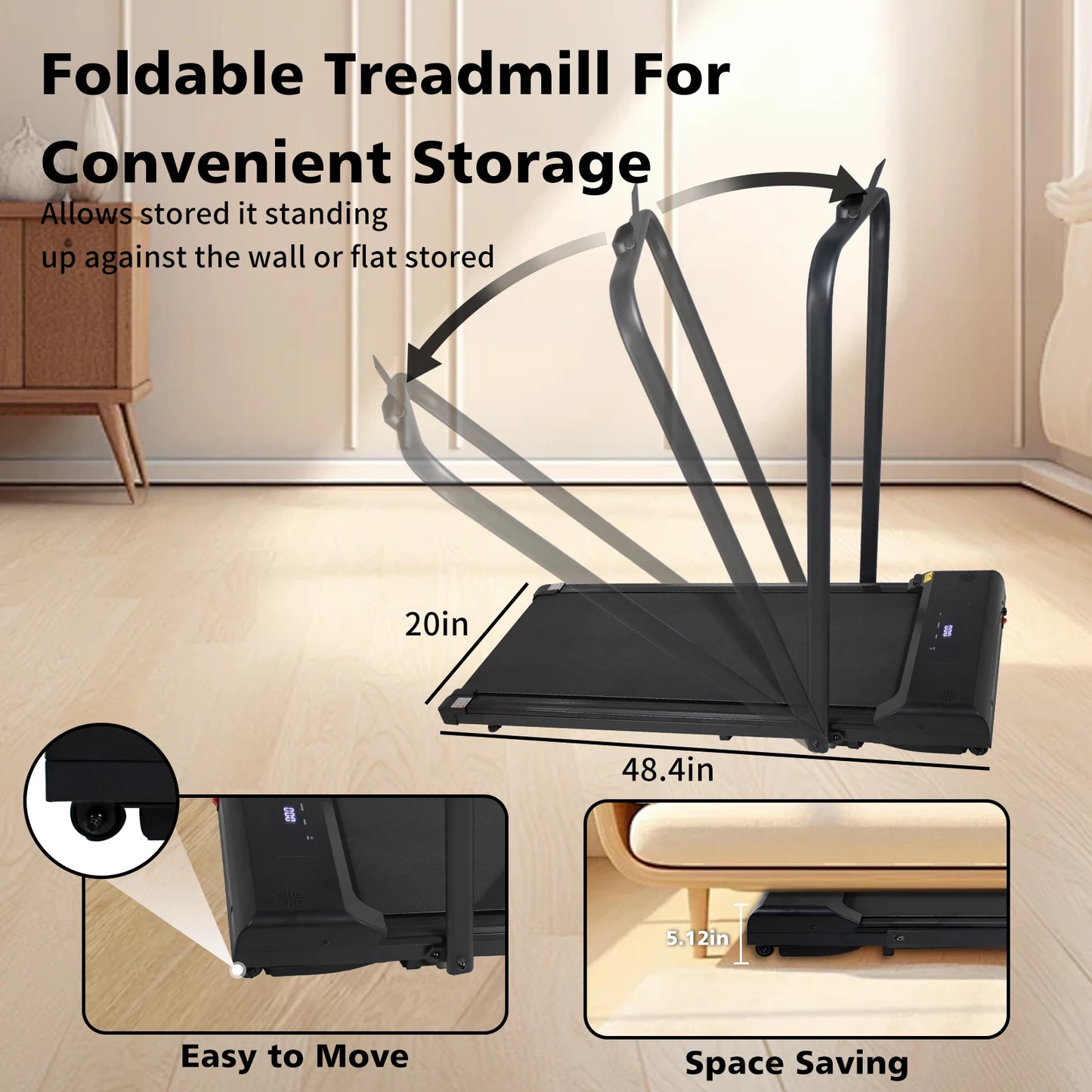Portable Treadmill for Home & Office