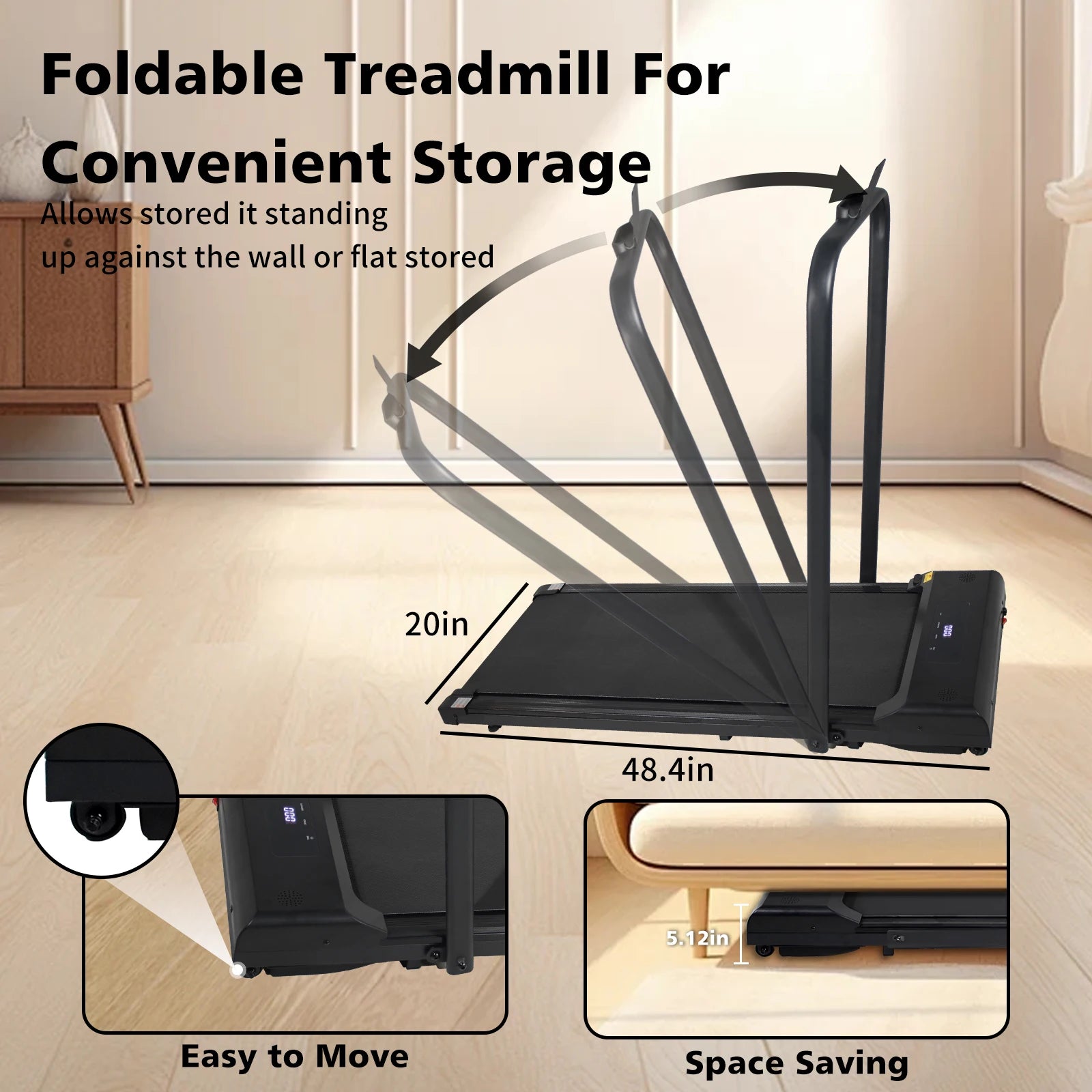 Portable Treadmill for Home & Office