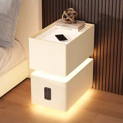 Smart Wireless Charging Bedroom Table with Sensor Light