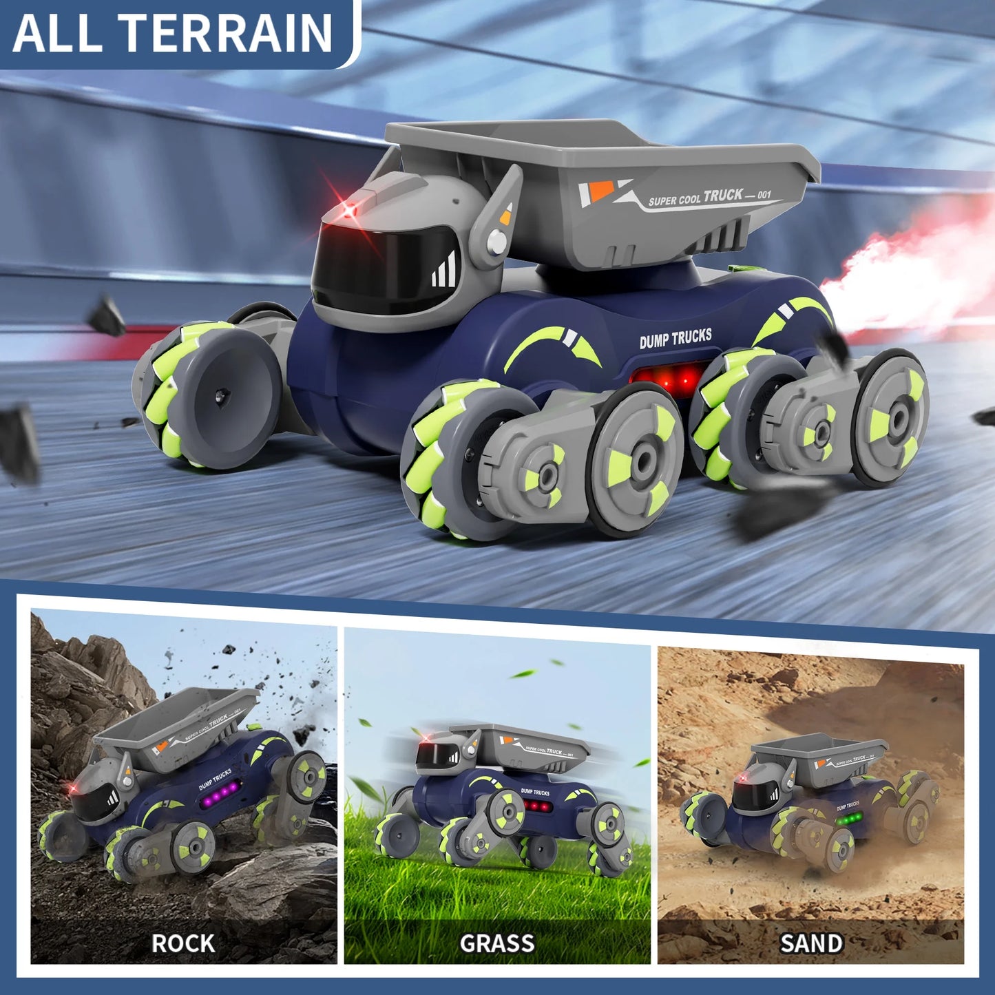 Gesture & Remote Controlled Stunt Truck