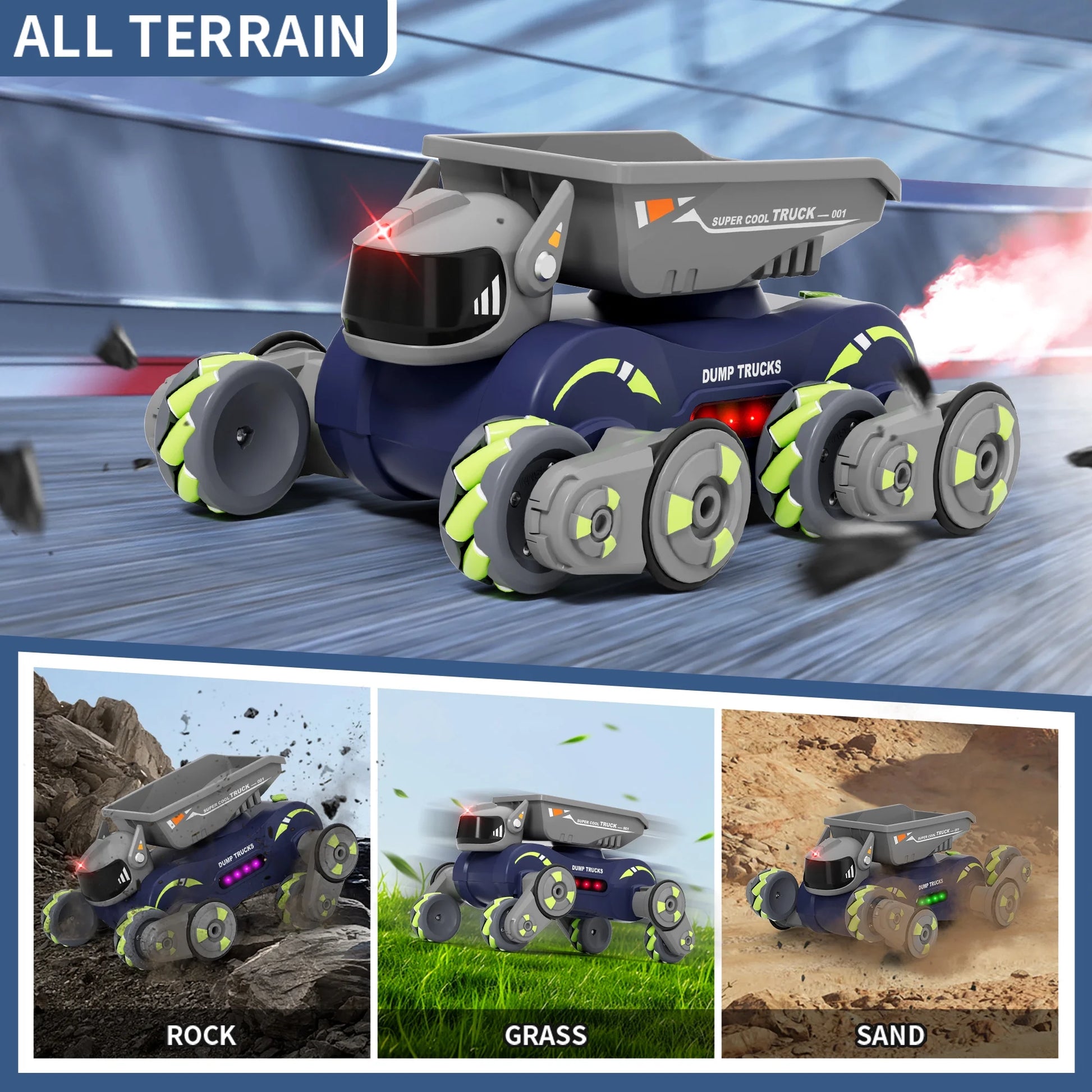 Gesture & Remote Controlled Stunt Truck