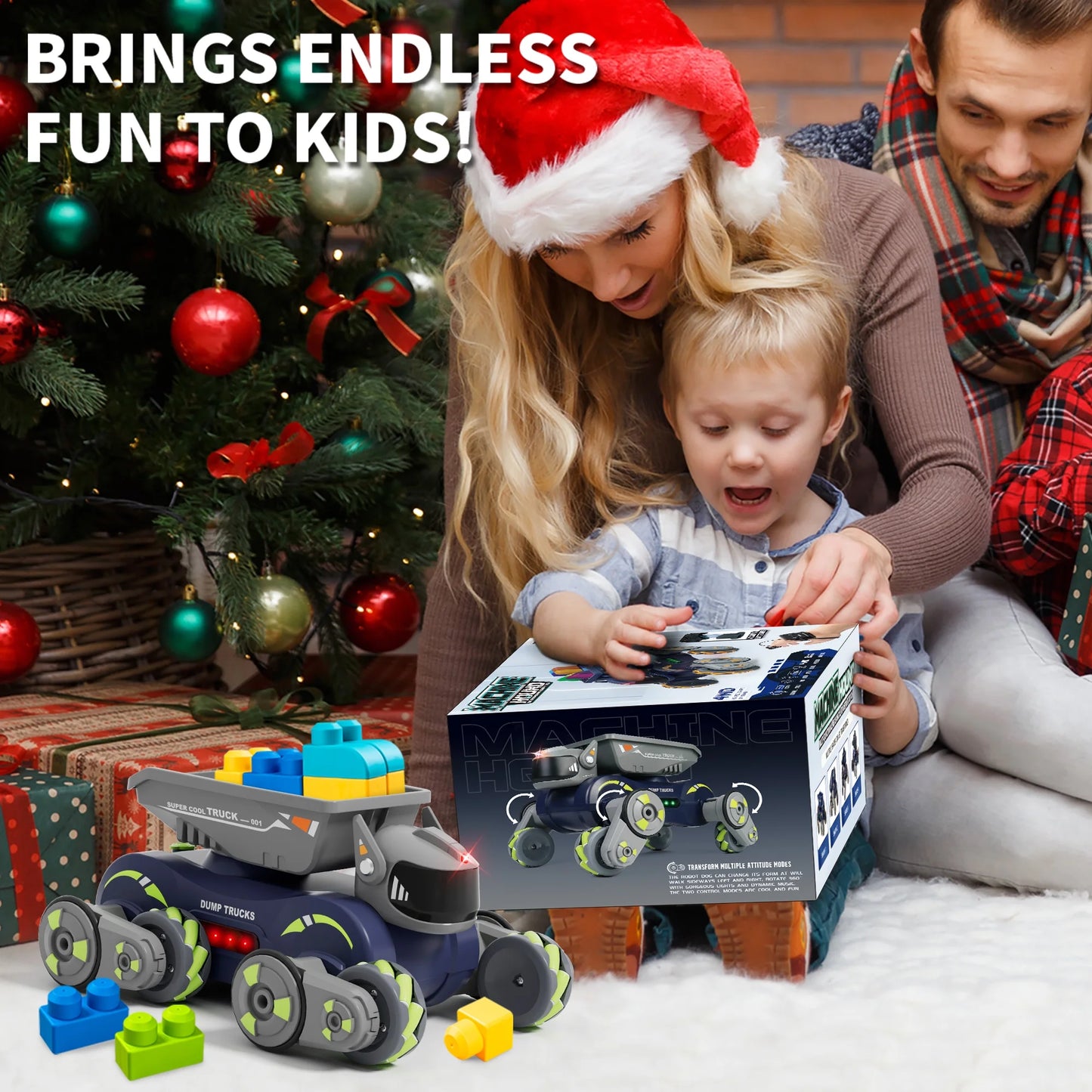 Gesture & Remote Controlled Stunt Truck