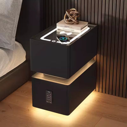Smart Wireless Charging Bedroom Table with Sensor Light