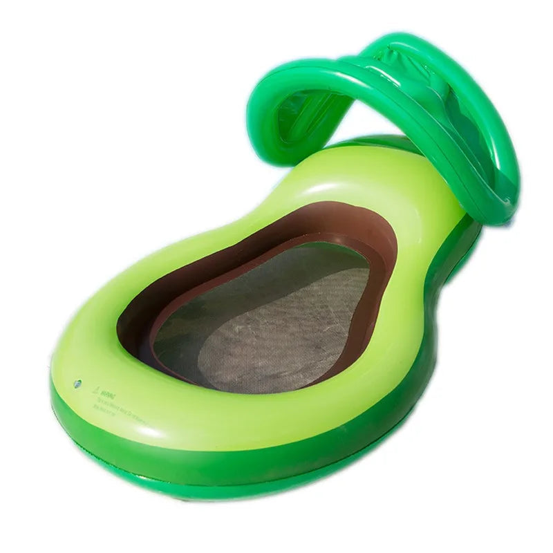Inflatable Avocado Summer Pool Raft