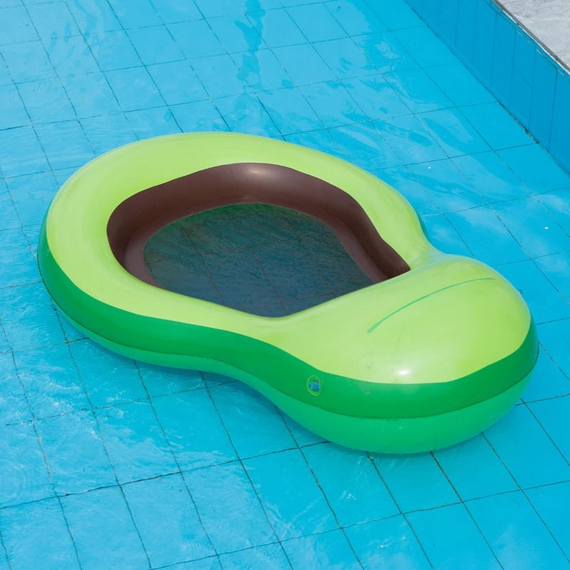 Inflatable Avocado Summer Pool Raft