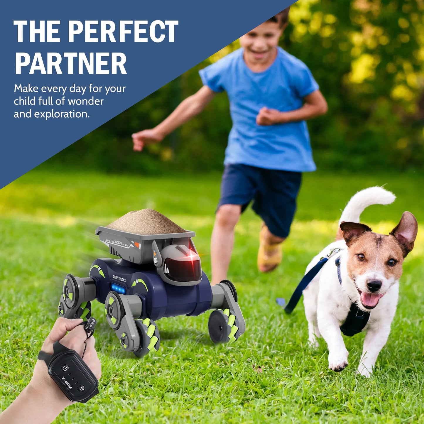 Gesture & Remote Controlled Stunt Truck