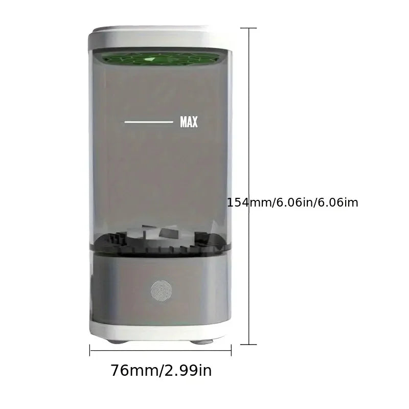 Portable Electric Makeup Brush Cleaner with USB Plug - 3-in-1 Automatic Washing and Drying Tool